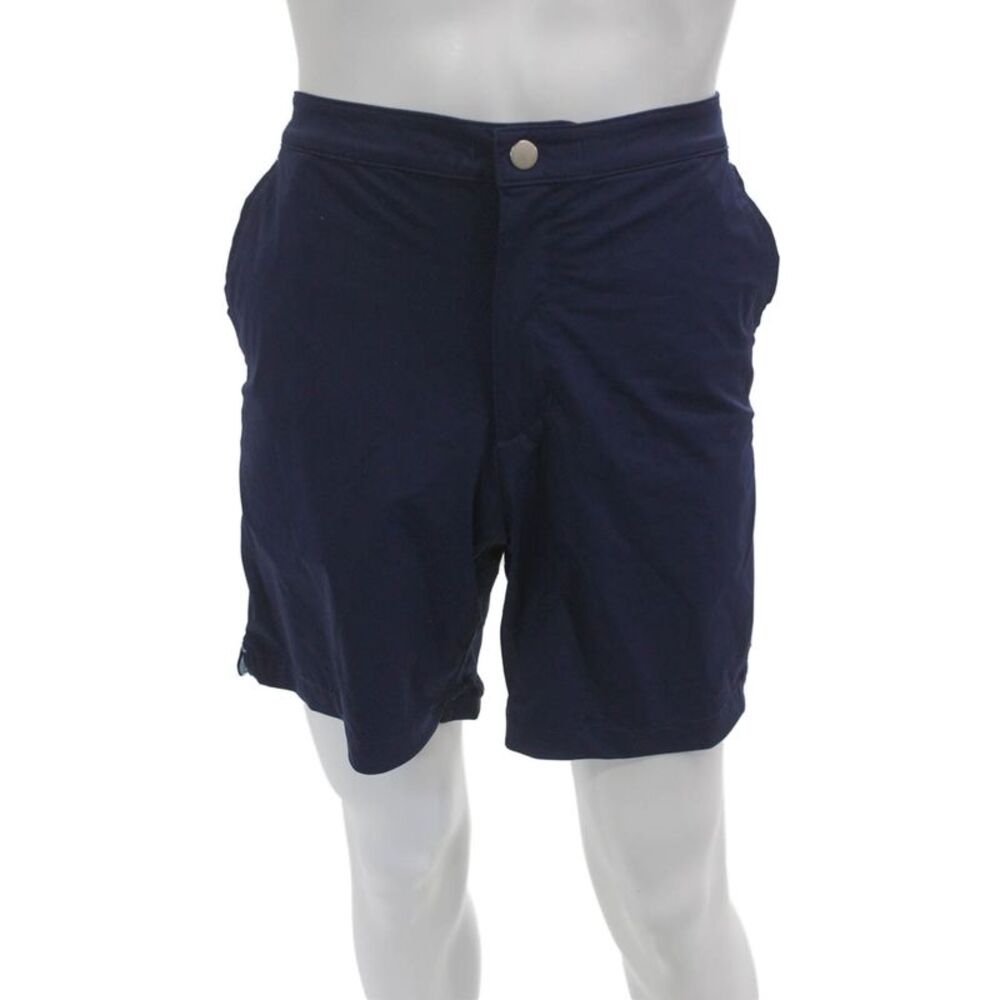 uomosport Mens Sports Shorts Dark Blue Polyamide Lycra Size L